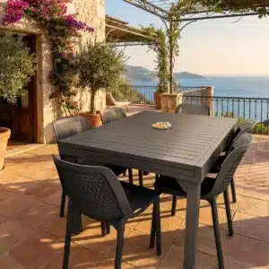 100% aluminium table 100*135/270