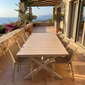 Aluminium table 100*216/297 - version X