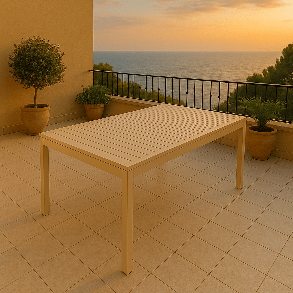 Table 100% aluminium 100*135/270