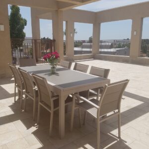 Tempered glass table 100*200/320