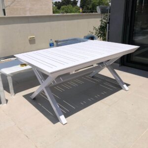 Aluminium table 100*172/243 - version X