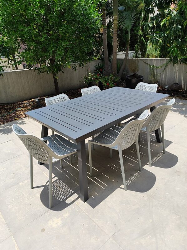 Table Aluminium 100*172/243 – Image 4