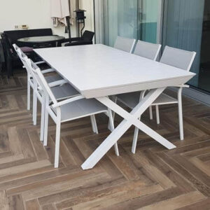 Aluminium table 100*216/297 - version X