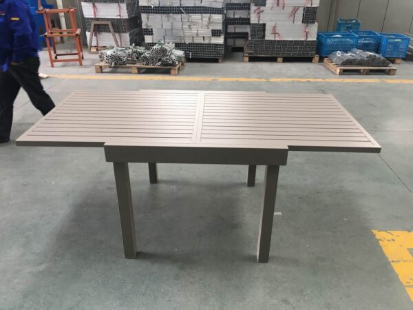 Table 100% aluminium 90*90/180 – Image 2