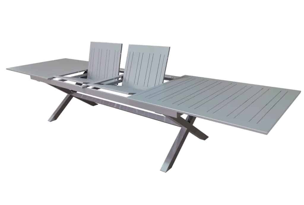 Table Aluminium X 100*266/331/400